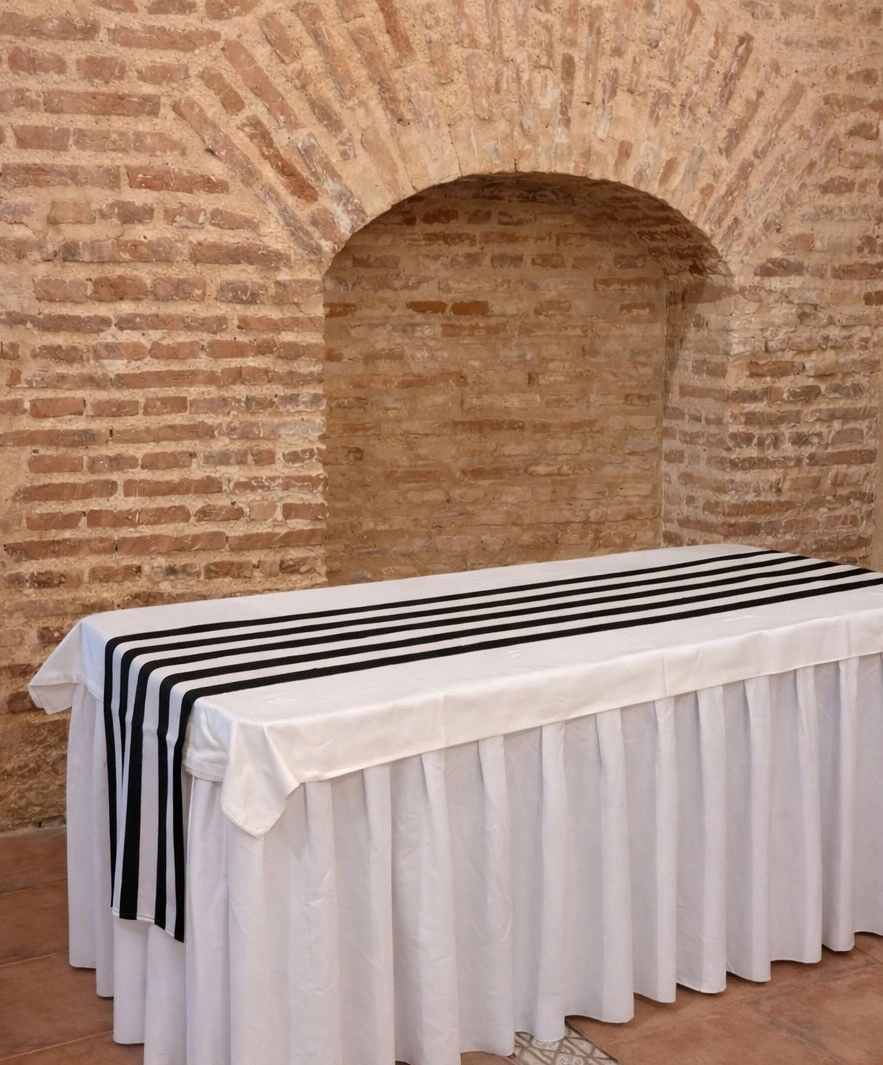 Raya Negro Y Blanco para eventos y bodas